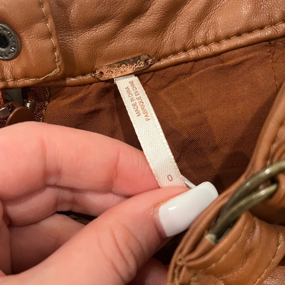 Free people leather skirt - Picture 3 of 3